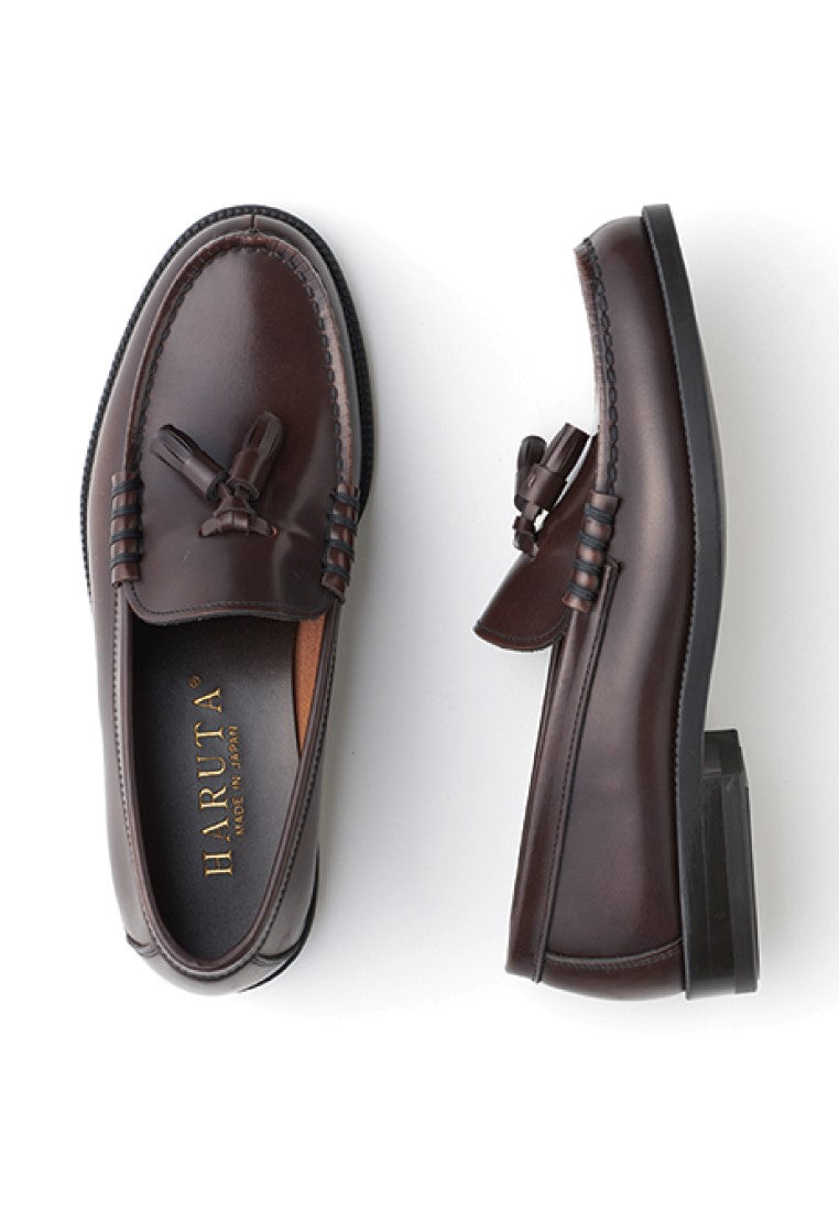 HARUTA Tassel loafer-MEN-907 D.BROWN – PRODUIT PARFAIT